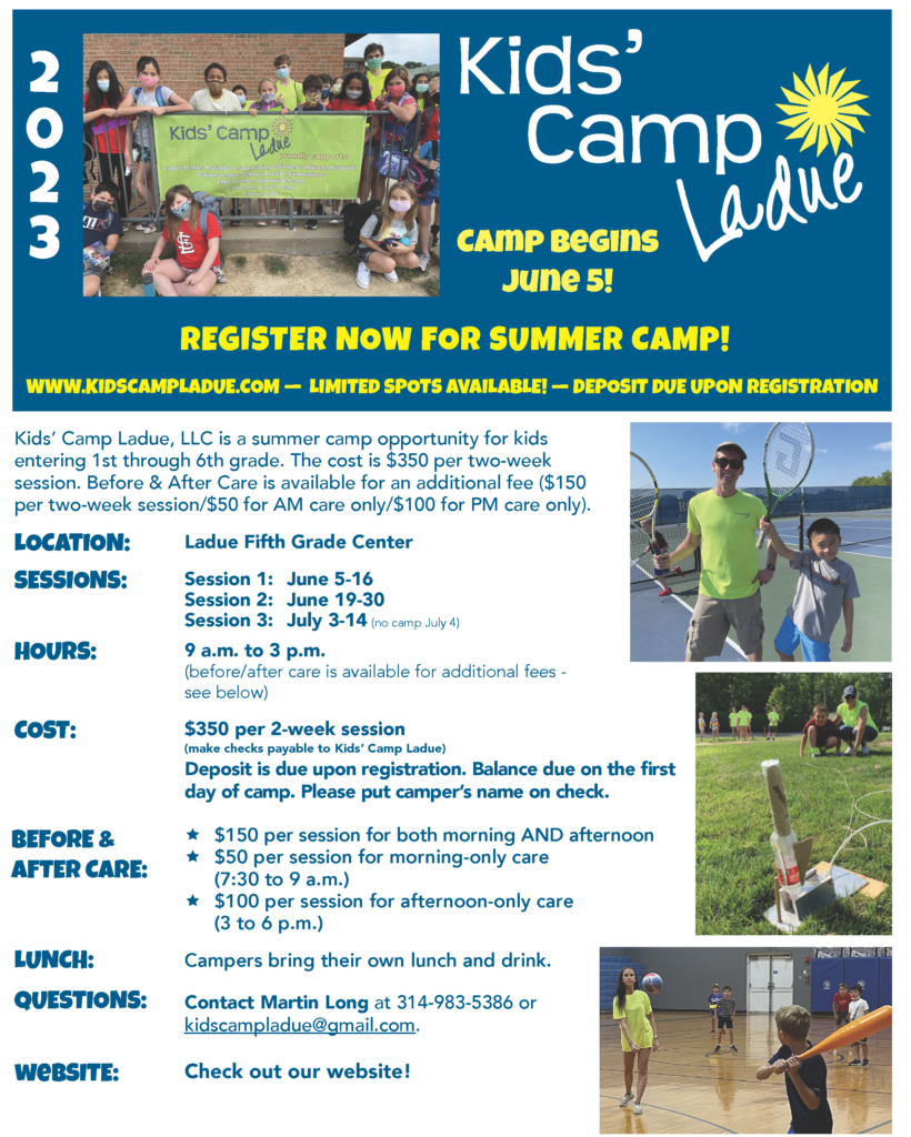 Kids' Camp Ladue Summary